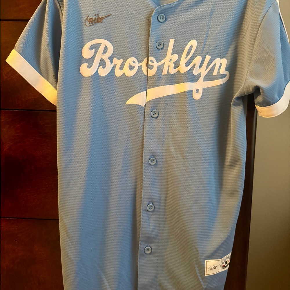 Nike Cooperstown Collection Blue Jersey